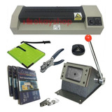 Kit Completo Para Produção De Crachás Cartão Cardápios Pvc