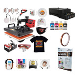 Kit Completo Para Sublimação 8 Em 1 Impressora tinta Papel