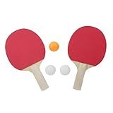 Kit Completo Para Tênis De Mesa Ping Pong 2 Raquetes E 3 Bolas