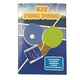 Kit Completo Ping Pong 2 Raquetes 1 Bolinha E Rede Ase815