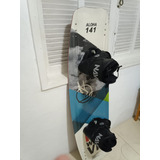 Kit Completo Prancha De Wakeboard Aloha 141 inclui Botas 