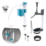 Kit Completo Reparo Universal Caixa Acoplada Descarga Bacia