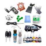 Kit Completo Tatuagem Maquina Rotativa Profissional Tattoo