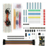 Kit Componentes Para Arduino Resistor Led Protoboard
