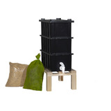 Kit Composteira Com Suporte 4 2 Litros Cada Caixa