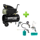 Kit Compressor De Ar 8 5 Pés 25 Litros 110v Jogo 5 Peças