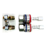 Kit Compressor Engate Rápido Espigões Abraçadeira E Pinos