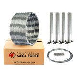 Kit Concertina Mega Forte Perimetral Ouriço 10m 30cm Mf 03