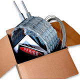 Kit Concertina Para Muro Cerca 30cm 5 Metros Completo