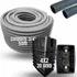 Kit Conduíte Corrugado 3 4 50m Cinza  20 Caixinhas 4x2 Preta