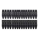 Kit Conector Canon Plug Xlr Macho Fêmea Pvk pt Voik 30 Pçs