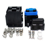 Kit Conector Porta Rele C Terminais E Tampa 20 Vias
