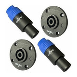 Kit Conector Speakon 4