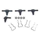 Kit Conector Trava L T Mangueira Tubo Retorno Bico S10 2 8