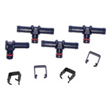 Kit Conexão Do Retorno Bico Injetor S10 2 8 200cv 4 Travas