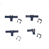 Kit Conexão Do Retorno Bico Injetor S10 2 8 200cv 4 Travas