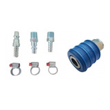 Kit Conexões Compressor Pneumático 1 4 Engate Espigão Pino