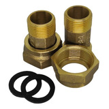 Kit Conexões Para Hidrômetro Dn 1 Polegada rosca G 1 1 4