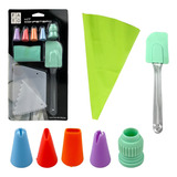 Kit Confeitaria Saco Confeiteiro Espátula Decoração De Bolo