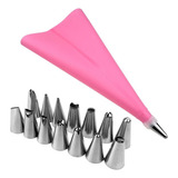 Kit Confeiteiro 22 Bicos Inox Para Confeitaria Bolos