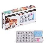 KIT CONFEITEIRO 35 PCS 24 BICOS SACOS SILICONE ESTOJO