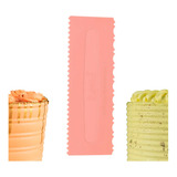 Kit Confeiteiro Espátula Decorativa 2 P Bolo Chantilly Leni