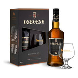 Kit Conhaque Brandy Jerez Osborne 700ml Com Taça