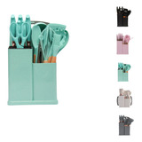 Kit Conjunto 19 Peças Utensilio De Cozinha Silicone Premium