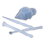 Kit Conjunto 3 Varinhas Silicone molde Copo Dosador Resinas