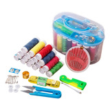 Kit Conjunto Agulhas Linhas Acessórios P costura Geral 41pçs