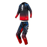 Kit Conjunto Calça Camisa Asw Image Meta Trilha Motocross