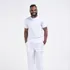 Kit Conjunto Calça Camiseta Branca Umbanda Candomblé Gira