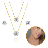 Kit Conjunto Colar Duplo
