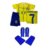 Kit Conjunto De Futebol Infantil Cristiano