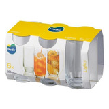 Kit Conjunto De Jogo Copo Lights 12 Un Agua Suco Vidro 300ml