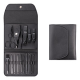 Kit Conjunto De Manicure Completo Em Inox Tesoura Alicate