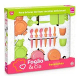 Kit Conjunto De Panelinhas Fogão E Cia Roma Brinquedos