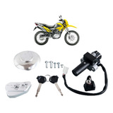 Kit Conjunto De Trava Chave Ignição Bros 150 2012 4 Peças