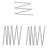 Kit Conjunto De Varetas Reposição Barraca Luna 8 Pessoas Mor Cor Preto