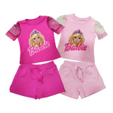Kit Conjunto Infantil Barbie