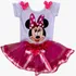Kit Conjunto Infantil De Festa Minnie Rosa Entrega Já