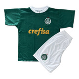 Kit Conjunto Infantil Do Palmeiras Verde