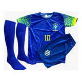 Kit Conjunto Infantil E Juvenil Diversos Times Com Meião