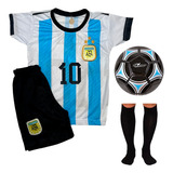 Kit Conjunto Infantil Futebol Camisa Short