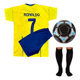 Kit Conjunto Infantil Jogo Futebol Time