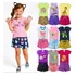 Kit Conjunto Infantil Menina Verão 08 Peças Envio Imediato