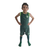Kit Conjunto Juvenil Infantil Do Palmeiras