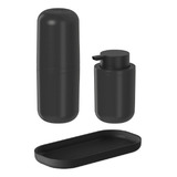 Kit Conjunto Lavabo Bancada 3 Peças Bold Ou Preto Fosco