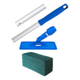 Kit Conjunto Limpa Tudo Articulado C fibra Pesada Bralimpia