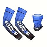 Kit Conjunto Mangas De Braço Manguito De Resfriamento Bandana P Homens E Mulheres Tam M Com Proteção Solar Ciclismo Motoboy Motoristas Proteção UV Evitando Queimaduras Solares